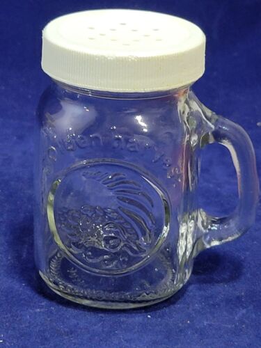 Vintage Golden Harvest Glass Mason Jar Salt & Pepper Shakers - Picture 2 of 10