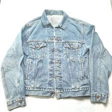 Vintage Levis Denim Trucker Jacket Mens 20x24 CB6