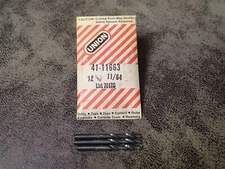 Union Butterfield 4111663 Screw Machine Length 11/64 HSS Drill 3 Pack (BN428)