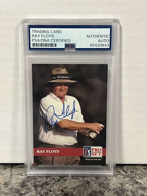 Ray Floyd PSA/DNA Certified Authentic Auto Trading Card