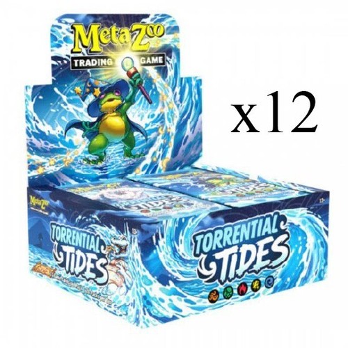 MetaZoo TCG Torrential Tides Booster Box CASE - PREORDER- FACTORY SEALED!