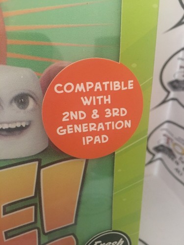 2ND & 3RD GENERATION IPAD PORTFOLIO CASE WITH STAND (ANNOYING ORANGE) - Picture 3 of 4