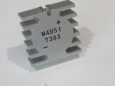 MITSUBISHI M4B51 200V 5A FULL WAVE BRIDGE RECTIFIER WITH HEAT SINK
