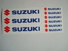 SUZUKI AUFKLEBER  ( 9 St.)