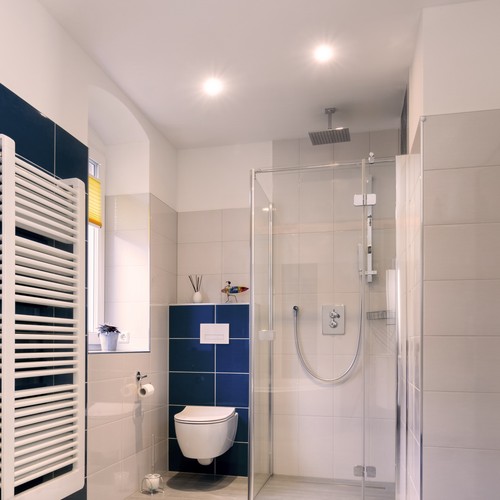 ISAWO 4er Set Einbau Deckenstrahler IP65 weiß rund smart LED Modul 4W RGB CCT - Bild 6 von 8