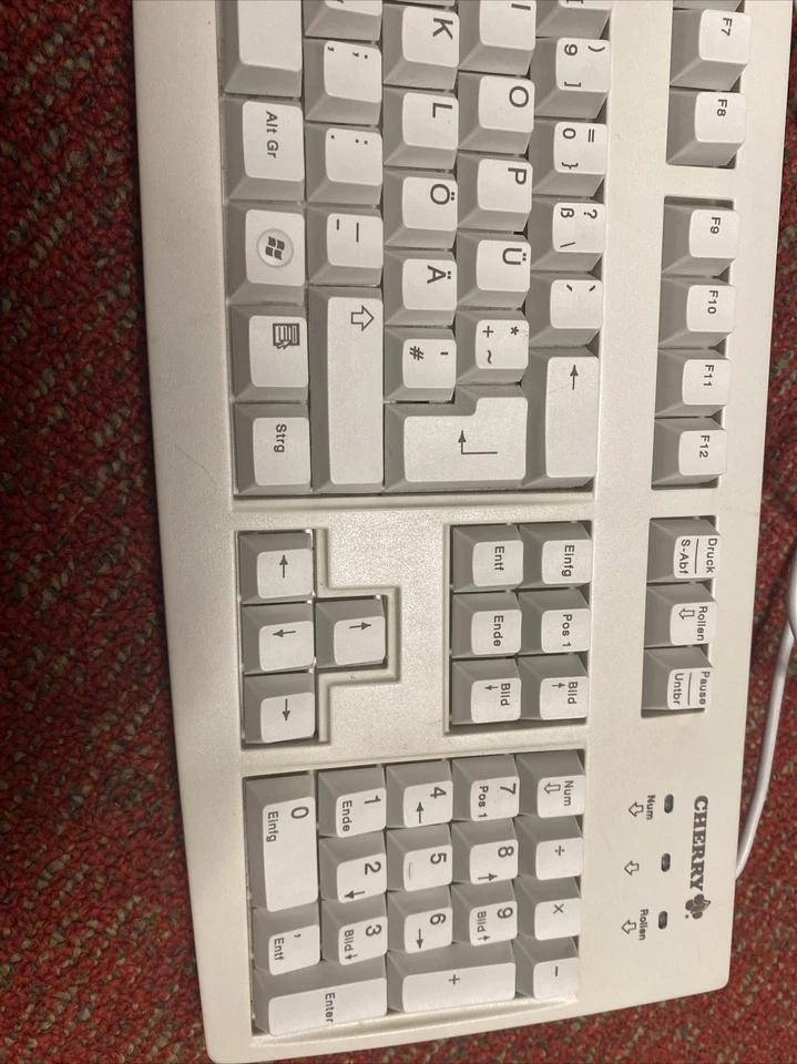 G83 -6105 Lunde - 0 Cherry G83-6105 Keyboard USB GERMAN ~ D ~ 0/ 02 Missing X - Image 3 of 4