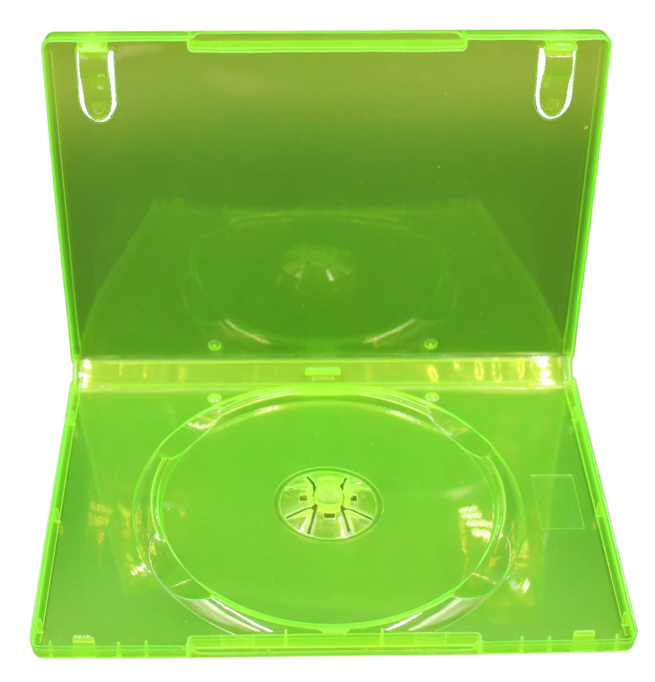 Microsoft XBOX 360 Translucent Green Video Game Replacement Shell Storage Cases - Image 4 of 4