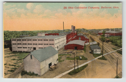 Postkarte Vintage The Ohio Cultivator Company Pflanze in Bellevue, Ohio.