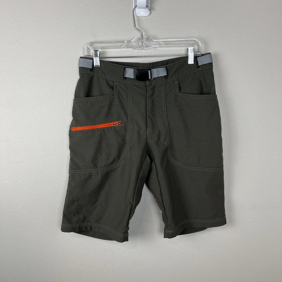 Pantalones Cortos Brújula Icebreaker Merino Para Hombre Mezcla de Lana Senderismo Verde Talla 30 Foto 2 de 4