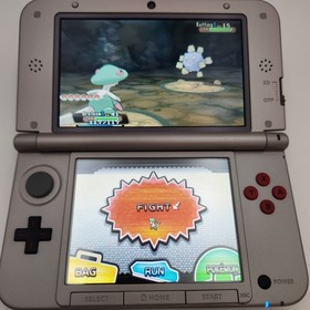 Nintendo 3DS XL Retro Silver NES Edition, No Manual No AR Cards, Tested, Working