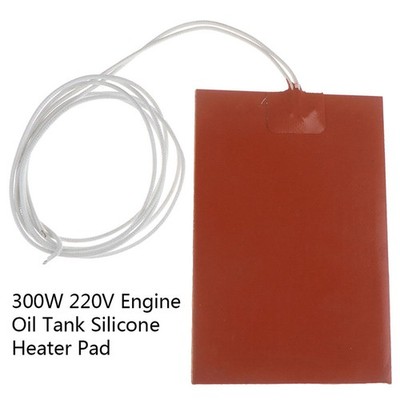 300W 220V 10x15cm Motor Öl Tank Silikon Heizung Pad Gummi Heizmatte Warm