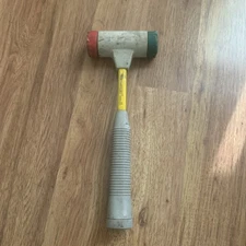 Vintage NUPLA Soft Face Hammer Fiberglass Handles 12”