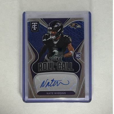 Panini 2024 Totally Certified Nate Wiggins Ravens RC Auto RRC-NWS /50
