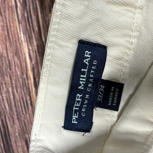 Peter Millar Crown Crafted Men's Wayfare 5 Pocket Pants Almond 33 x 34 - Picture 10 of 10