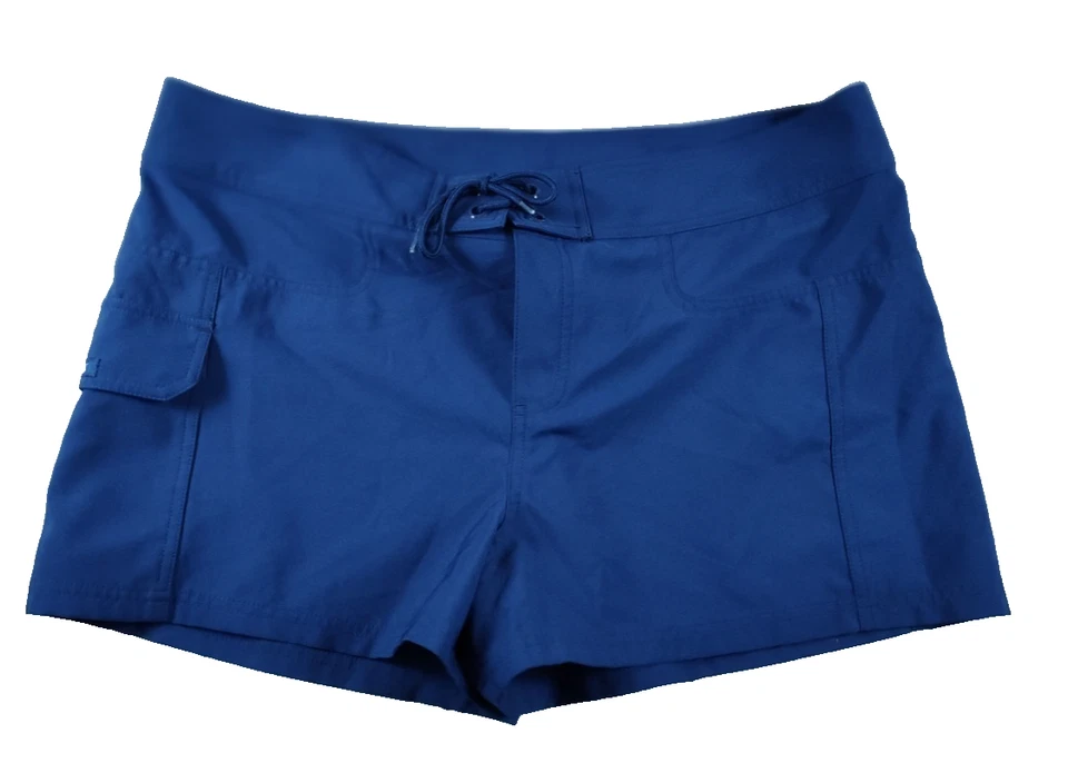 Pantalones cortos de baño JAG Boyleg para mujer XL azul con cordón cintura Foto 2 de 4