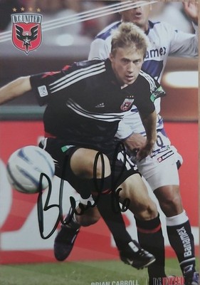   Brian Carroll   D.C. United   Autogrammkarte  