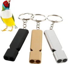 3 Pcs Birds Whistle Stainless Steel Training Training Flute Pet Behavior Trainin