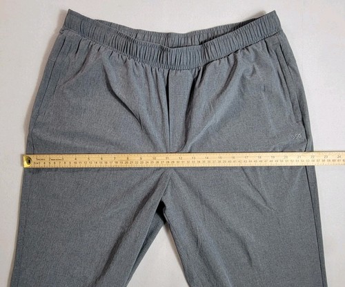 Pantalone jogger leggero DSG gamba dritta zip alla caviglia uomo taglia large grigio - Foto 5 di 7