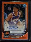 2025-26 Bowman Chrome Ryan Dunn Orange Shimmer Refractor Auto /25 #BCA-RU