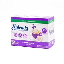 SPLENDA Single Serve Coffee Creamer Cups, Sugar Free 48 Count (Pack of 1) 