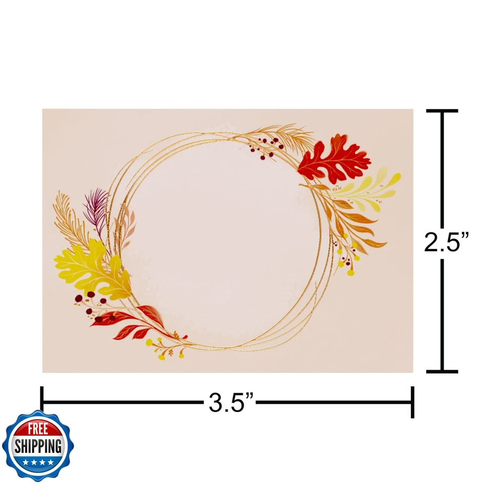 Tarjetas de mesa de Acción de Gracias de 24 cuentas American Greetings Foto 3 de 4