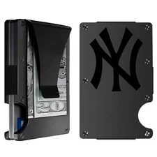 Custom NEW YORK YANKEES Laser Engraved Wallet - Pick A Wallet Color