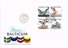 Dr Jim Stamps Sweden Fdc 1992 Mare Balticum Baltic Birds Setenant Block