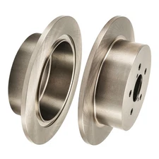 Rear Solid Disc Brake Rotors Fits 2005-2009 Subaru Outback Legacy 2.5L 31403