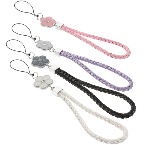 4 Pcs Mobile Phone Straps Miss Work Cell Wrist Kids Wristlet Keychain - 第 6/12 張圖片