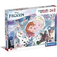Disney Frosen Prinzessinnen Puzzle 24 Maxi 3+ , 62 X 42 Cm Clementoni 24224