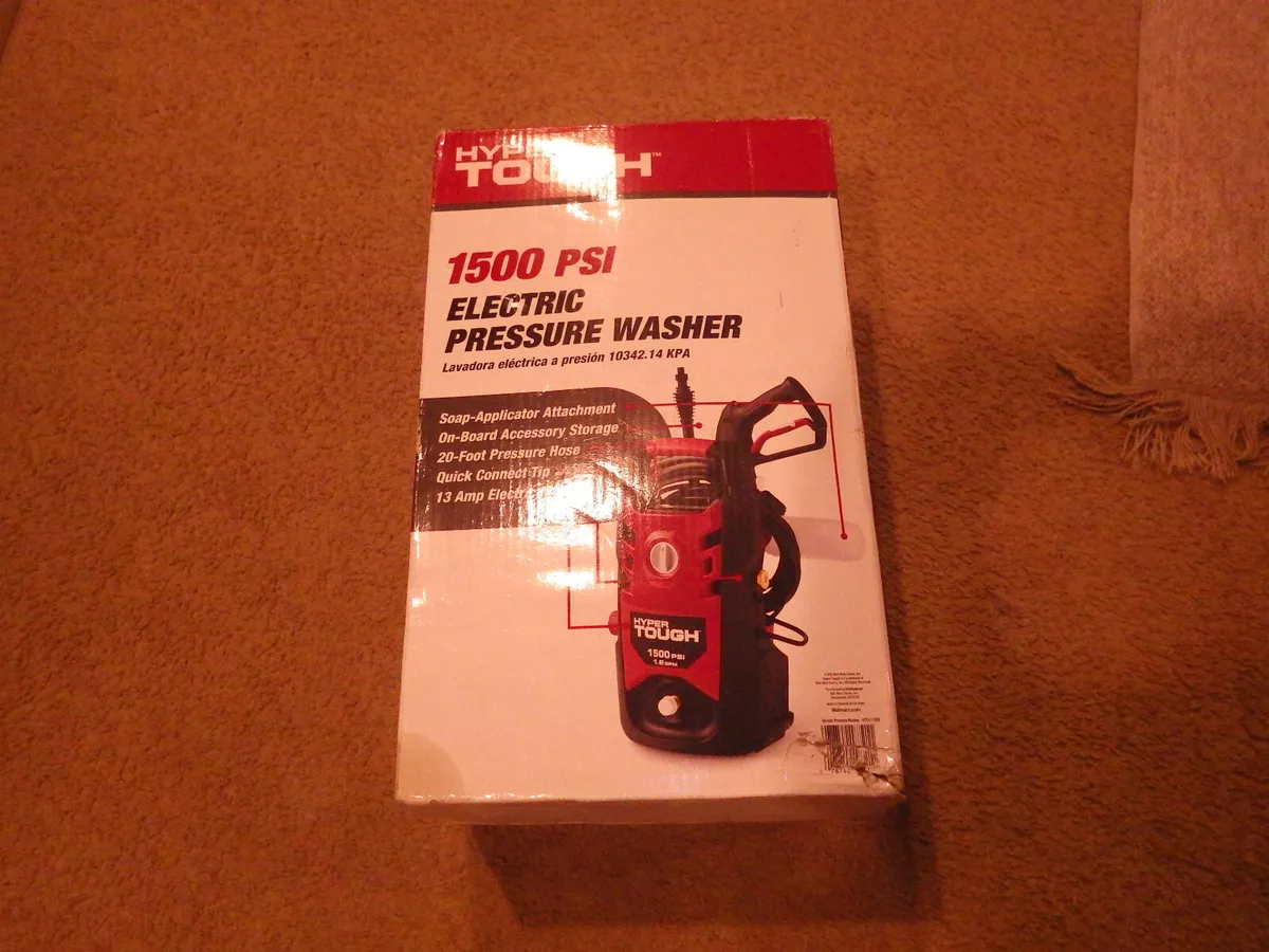 Hyper Tough 1500 psi electric pressure washer Brand New Unopened