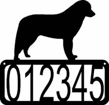Kuvasz Dog House Address Sign - Made in USA
