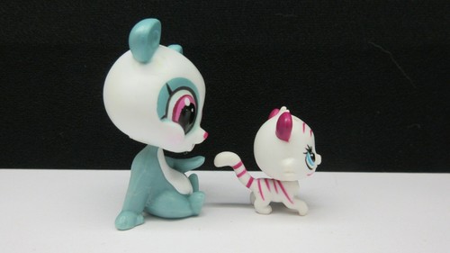 LITTLEST PET SHOP #3763 3764 SALLY ZHEN PANDA & POUNCER LITTLE MINI BABY TIGER - Picture 4 of 8