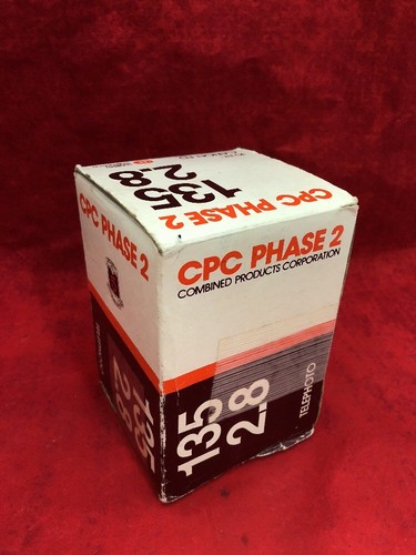 CPC Phase 2 135 2.8 Canon FD Telephoto Lens w/Box See Listing - Bild 12 von 12