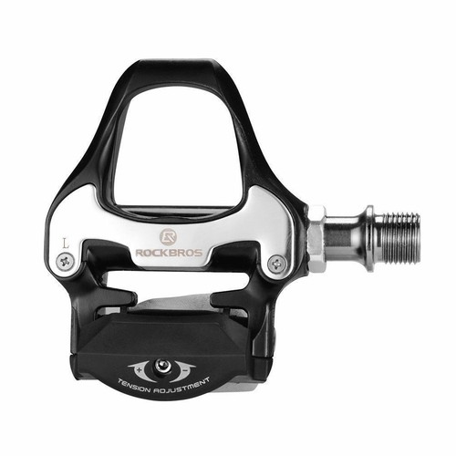 Nuevos pedales autobloqueantes para bicicleta de carretera RockBros sin clip con tacos SPD-SL - Imagen 7 de 8