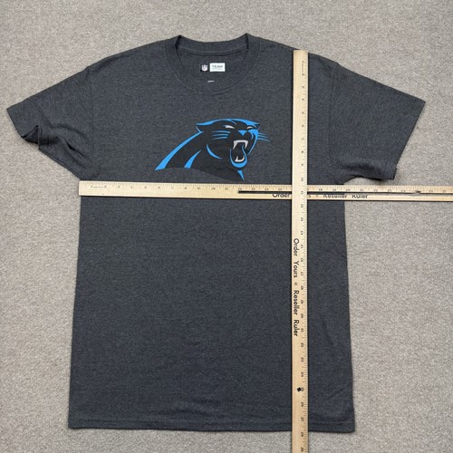 North Carolina Panthers Mens Shirt Size M Gray NFL Football Short Sleeve Graphic - Picture 5 of 8