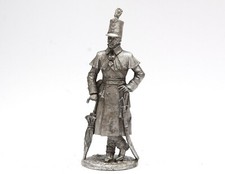 Tin 54mm Napoleonic Wars. Officer of the 52nd Oxfordshire Light Infantry 1:32
