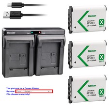 Kastar Dual USB Charger Battery for Sony NP-BX1 BC-CSX Sony HDR-CX440 Camera