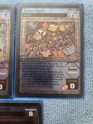 WWE RAW DEAL CCG Rare Foil Action Set Sale. - Picture 4 of 4