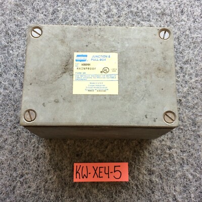 Crouse-Hinds Junction & Pull Box Type 3R WAB060404 Rainproof | eBay