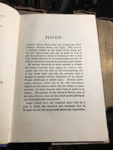 1949 METAPHYSIC OF ETHICS by IMMANUEL KANT : Hardback in Jacket - Photo 5/7