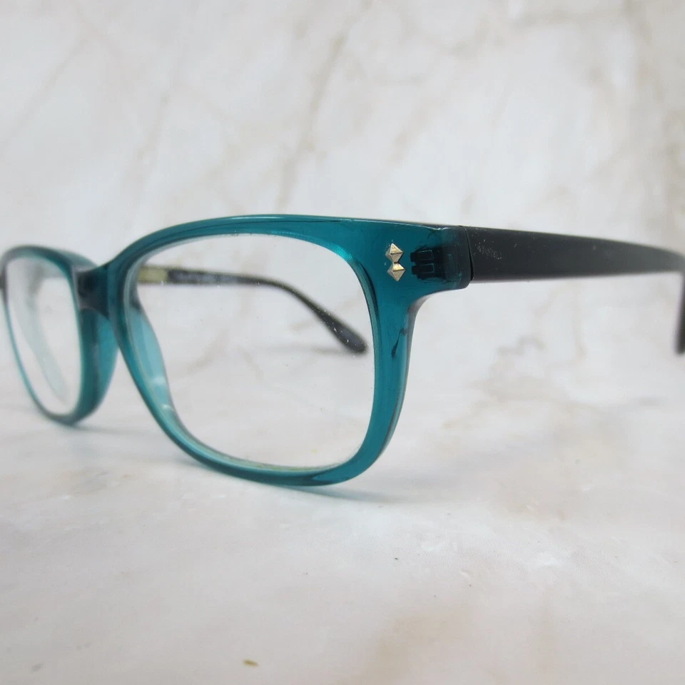 Armação de óculos Ewert Hemingway 4617 unissex azul preto plástico quadrado 52-17-140 - Imagem 2 de 4