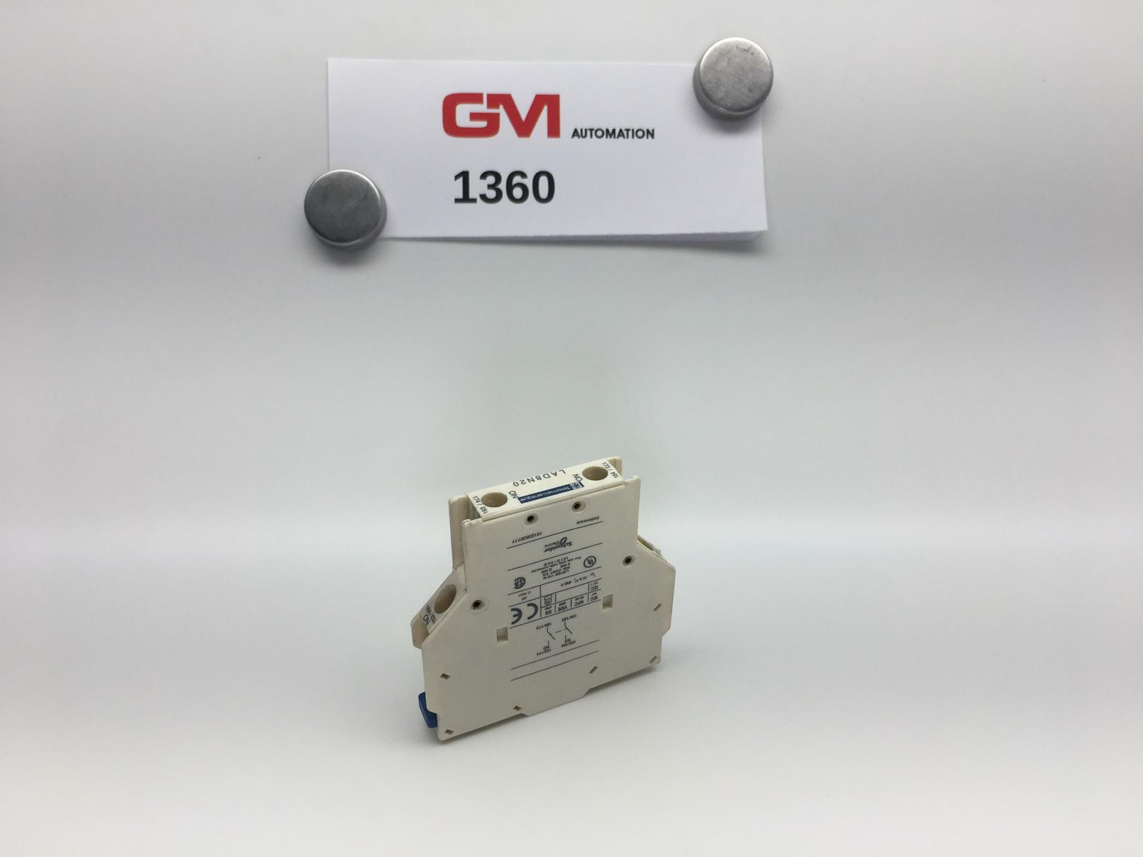 Telemecanique Side Auxiliary Contact Block LAD8N20 038471