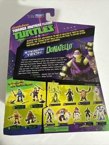 Figura de acción Stealth Tech Donatello 2013 Teenage Mutant Ninja Turtles TMNT nueva - Imagen 2 de 13