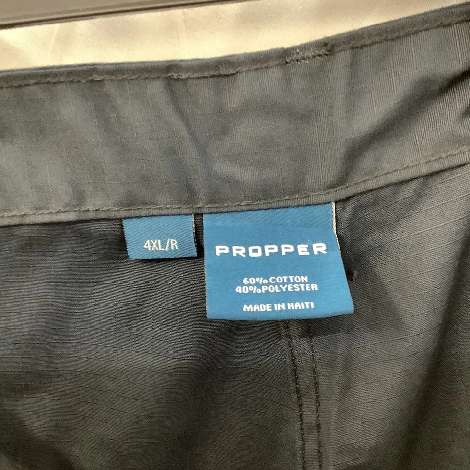 Calça Propper Masculina BDU Tática Azul Bolsos Ripstop Uniforme Tamanho 4XL - Imagem 4 de 4