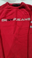 DKNY Men's Red Sweater XL