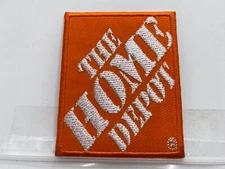 THE Home Depot  NEW EMBROIDERED COMPANY IRON ON NAME PATCH TAG 2- 1/2 X 2
