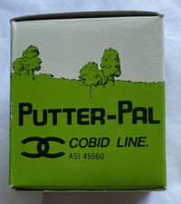 VTG PUTTER-PAL COBID LINE CHICAGO/RARE PURDUE BOILERMAKERS GREEN GOLFING TOOL