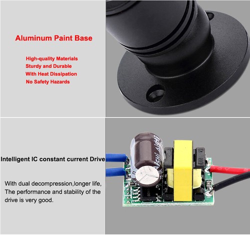 Mini 1W Surface Mounted LED Ceiling Downlight Spot Light Lamp Bulb 110V-240V - Picture 4 of 12