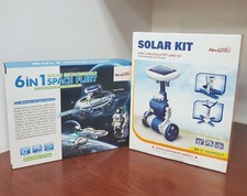 Solar Toy Kit 6 Space Fleet Educational DIY STEM two pack
